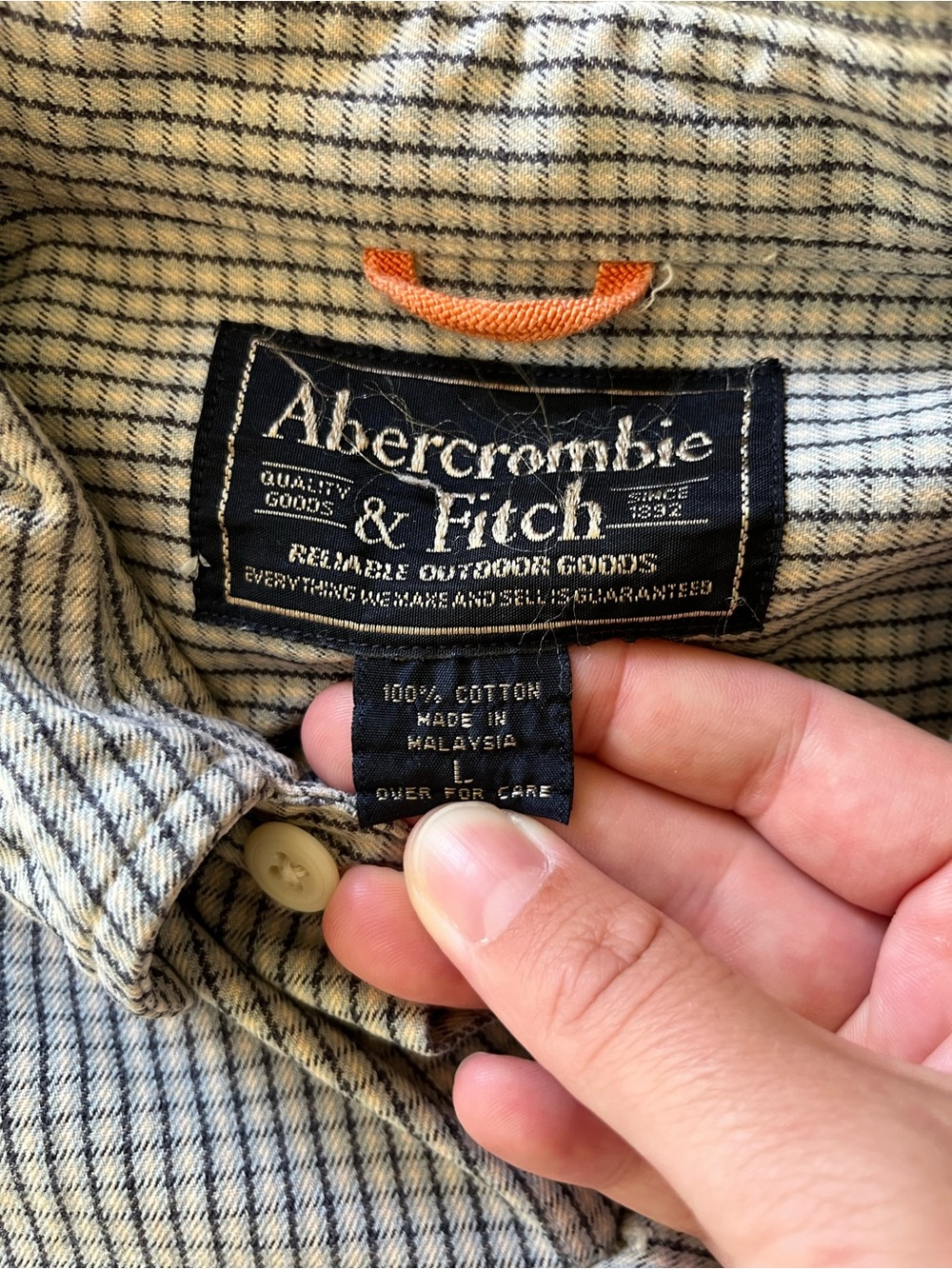 Vintage Abercrombie and Fitch Button up shirt- 1990s